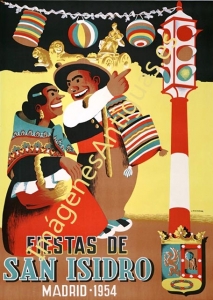 FIESTAS DE SAN ISIDRO MADRID AÑO 1954