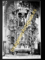 Fuenterrabia - Interior de la Iglesia - El Altar de San José