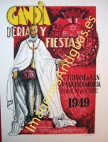 GANDIA - FERIA Y FIESTAS MAYO 1949 SAN FRANCISCO DE BORJA