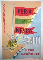 GANDIA - FIESTAS Y FERIA Y FIESTAS 1961 - VALENCIA
