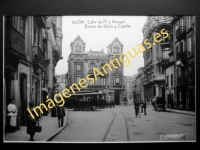 Gijón - Calle de Pi y Margall Banco de Gijón y Castilla