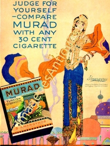 JUDGE FOR YOURSELF - COMPARE MURAD WITH ANY 30 CENT CIGARETTES