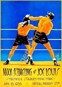 MAX SCHMELING JOE LOUIS YANKEE STADIUM NEW YORK 1936