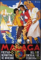 MÁLAGA FIESTAS DEPORTIVAS DE INVIERNO 1952