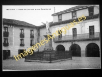 Motrico - Plaza de Churruca y casa Consistorial
