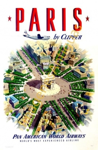 PAN AMERICAN WORLD AIRWAYS - PARIS BY CLIPPER