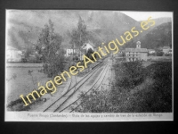 Puente Viesgo - Cambio agujas de tren de la estación de Viesgo
