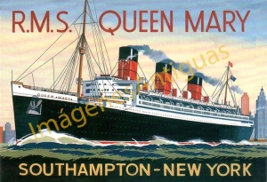 R.M.S. QUEEN MARY SOUTHAMPTON-NEW YORK