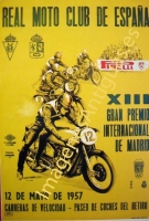 REAL MOTO CLUB ESPAÑA - GRAN PREMIO INTERNACIONAL DE MADRID 1957