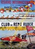 REGATAS INTERNACIONALES - CLUB DE REMO RUBER 1954