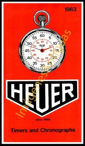 RELOJ HEUER TIMERS AND CHRONOGRAPHS 1963