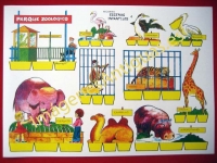 Recortable Escenas Infantiles 4 - Parque Zoológico