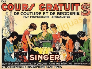 SINGER COURS GRATUIT DE COTURE ET DE BRODERIE