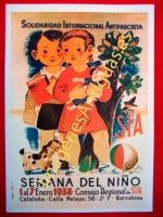 SOLIDARIDAD INTERNACIONAL ANTIFASCISTA - SEMANA DEL NIÑO 1938