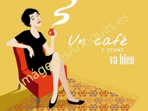 UN CAFÉ Y TODO VA BIEN