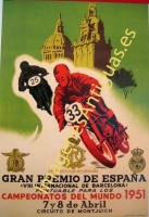 VIII GRAN PREMIO DE ESPAÑA 1951 CIRCUITO DE MONTJUICH