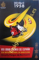 VIII GRAN PREMIO DE ESPAÑA 1958 CIRCUITO DE MONTJUICH