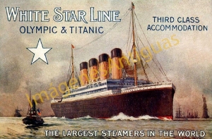 WHITE STAR LINE OLIMPIC & TITANIC
