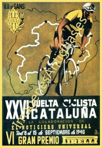 XXVI VUELTA CICLISTA A CATALUÑA 1946 U.D. DE SANS