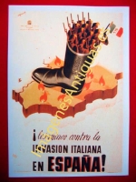 ¡LEVANTAOS CONTRA LA INVASION ITALIANA EN ESPAÑA!