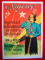 ¡MUJERES! INGRESAD EN LA JUVENTUD SOCIALISTA UNIFICADA I.J.C.