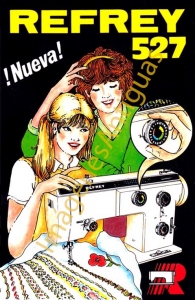 ¡NUEVA ! REFREY 527 - CARTELES PUBLICIDAD - MÁQUINAS DE COSER